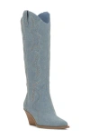 Jessica Simpson Zaikes Western Boot In Medium Blue