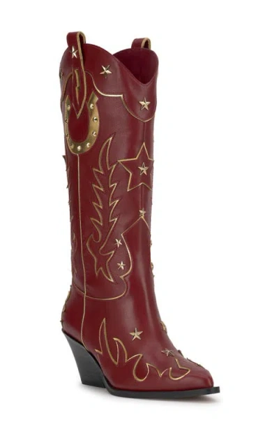 Jessica Simpson Zembitti Western Boot In Red