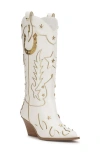 Jessica Simpson Zembitti Western Boot In White