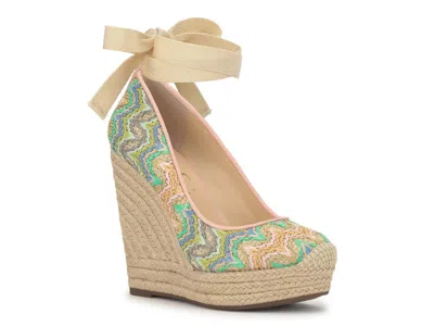 Jessica Simpson Zexie Espadrille Wedge Sandal In Neutral