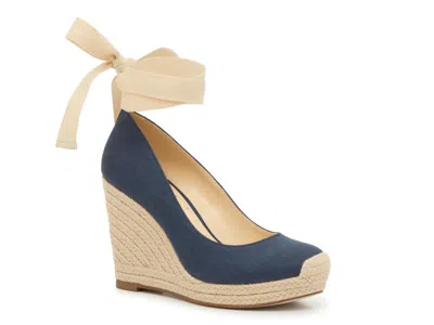Jessica Simpson Ziven Espadrille Wedge Pump In Blue