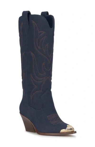 Jessica Simpson Zuliena Western Boot In Blue