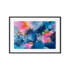 Jessica Slack Studio Blue Eternal Sunset - Large Abstract Print In Multi