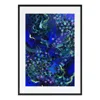 Jessica Slack Studio Blue / Green / Pink Aurora Borealis - Large Abstract Print