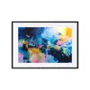 Jessica Slack Studio Blue Riviera- Abstract Print In Multi