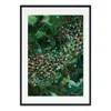 Jessica Slack Studio Green / Red Christmas Tree Farm: Large Abstract Print In Green