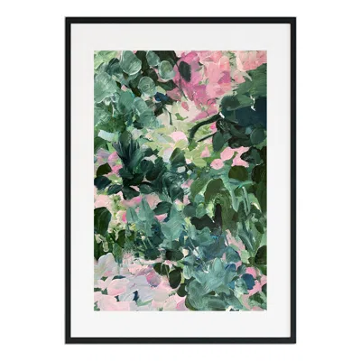 Jessica Slack Studio Green Swooping Branches - Abstract Floral Print