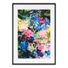 Jessica Slack Studio Shimmering Florets - Abstract Floral Print In Multi