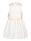Jessie And James Bow-detailing Dress In Brown