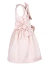 Jessie And James Bow-embellished Dress In Pink