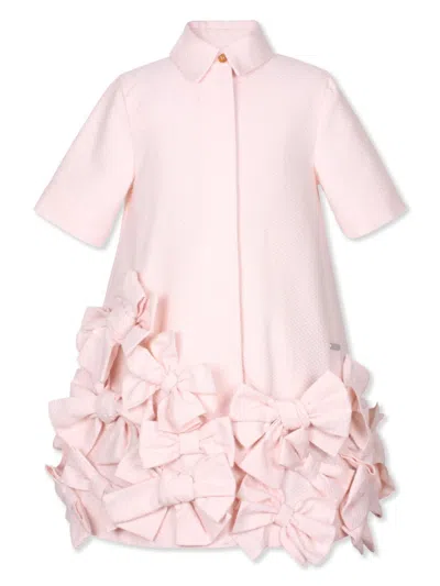 Jessie And James Kids' Bow-embellished Dress In Pink