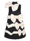Jessie And James Bow Sleeveless Dress In Multi