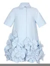 Jessie And James Bow Tie Dress In Blue
