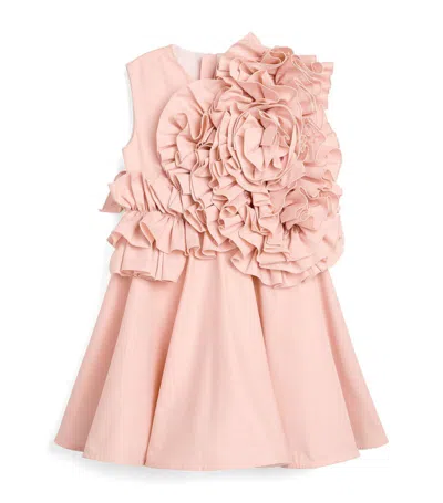Jessie And James Kids'  Cotton Ruffle Adage Dress (4-14 Years) In Pink
