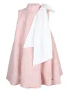 Jessie And James Girls Muffin Jacquard Dress In Pink