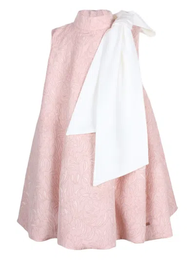 JESSIE AND JAMES FLORAL-EMBOSSED DRESS