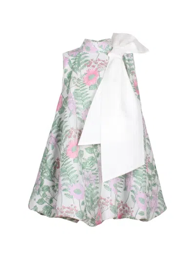 Jessie And James Kids' Floral-pattern Dress In Multi