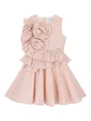 Jessie And James Flower-applique Sleeveless Dress In Pink