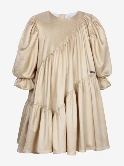 Jessie And James Babies'  Girls Avery Sparkle Dress In Gold