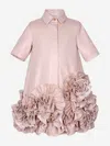 Jessie And James Girls Dream On Frilly Flower Dress In Pink