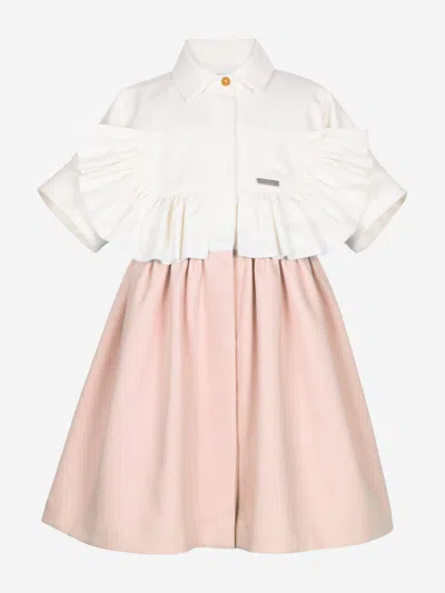 Jessie And James Kids'  Girls Once Upon A Blue Moon Dress In Pink