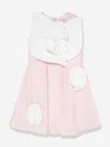 Jessie And James Floral-appliqué Dress In Pink