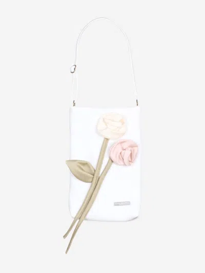 Jessie And James Kids'  Girls Rain Of Flowers Bag In White