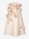 Jessie And James Girls Ring A Roses Dress In Beige