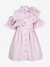 Jessie And James Girls Ruffle Beau Dress In Purple