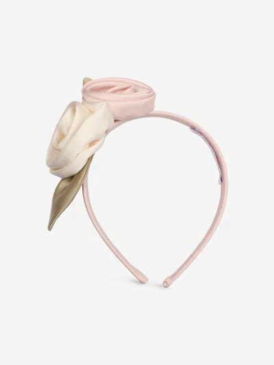 Jessie And James Kids'  Girls Satin Midsommer Headband In Multi