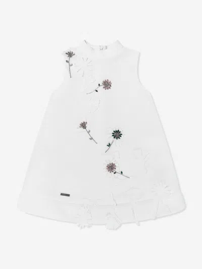 Jessie And James Babies'  Girls Spring In Step Dress In White