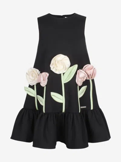 Jessie And James Babies' Girls Walk In The Park Dress In Black