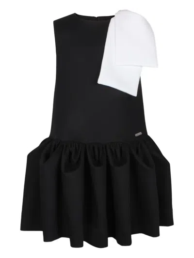 Jessie And James Kids' My Jewel Bow-detail Dress In Black