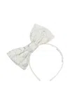 Jessie And James Patterned-jacquard Headband In White