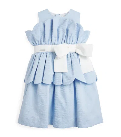 Jessie And James Kids' Pavlova Bow Dress In Blue