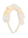 Jessie And James Rose Appliqué Hair Band In Yellow