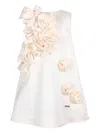 Jessie And James Ruffle-embellished Dress In Metallic