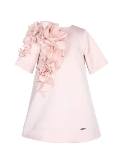 Jessie And James Kids' Ruffled Dress In Pink