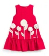 Jessie And James Satin Walk In The Park Dress In Red
