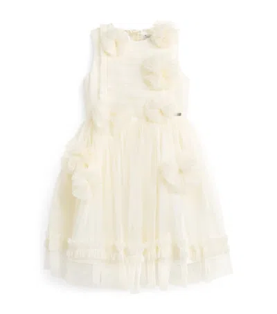 Jessie And James Kids' Tulle Meadow Dress In Ivory