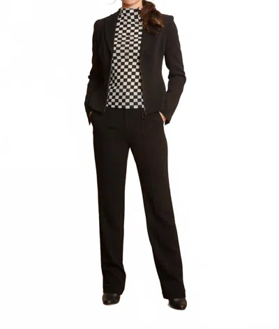 Jessie Liu Crepe Suit Pants In Black