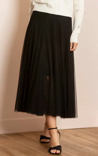 Jessie Liu Lilliana Tulle Skirt In Black