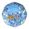 Jessie Zhao New York Blue Amazon Rainforest Bone China Side Plate In Blue