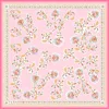 Jessie Zhao New York Blush Charm Double Sided Silk Scarf In Pink
