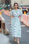 Jessie Zhao New York Danielle Green Garden Midi Dress