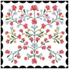 Jessie Zhao New York Double Sided Silk Scarf Floral Echo