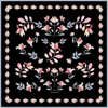 Jessie Zhao New York Double Sided Silk Scarf Midnight Garden
