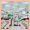 Jessie Zhao New York Double Sided Silk Scarf Of Journey In Green
