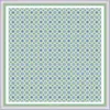 Jessie Zhao New York Double Sided Silk Scarf Of Polka Dot Bloom - Green