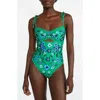 Jessie Zhao New York Eden Reversible One Piece Swimsuit In Multi
